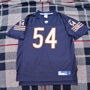 Chicago Bears Brian Urlacher #54 YOUTH XL Blue Reebok  NFL READ